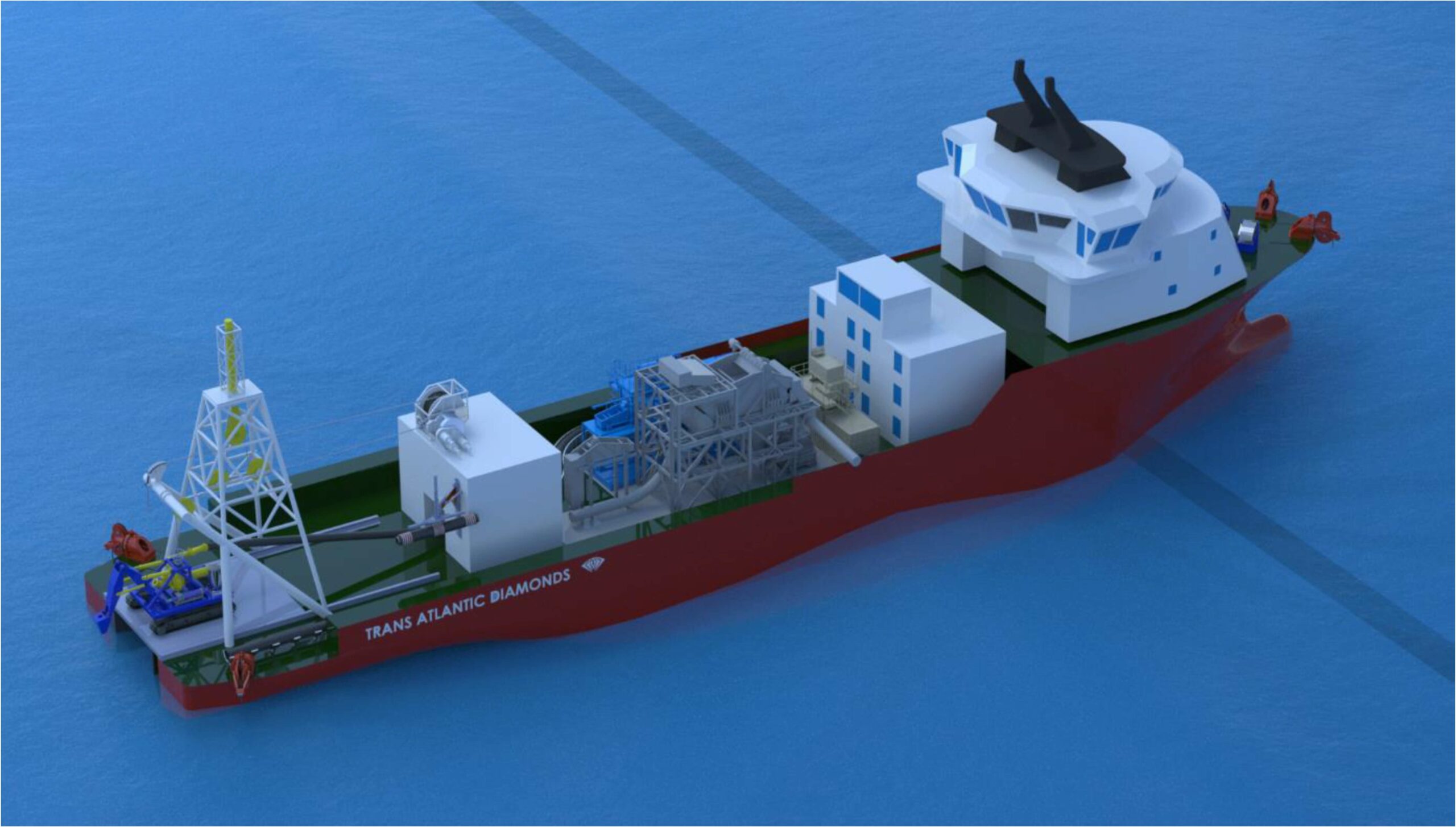 UMS Offshore diamond mining system Underwater Mining Solutions