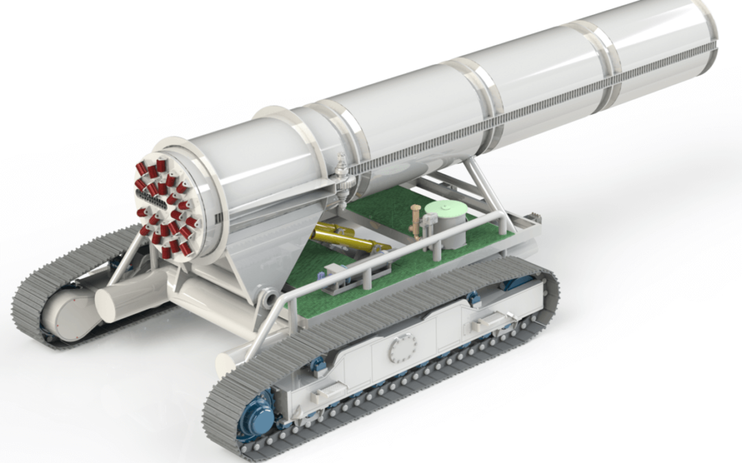 UMS – Crawler mounted underwater bulk sampling drill rig